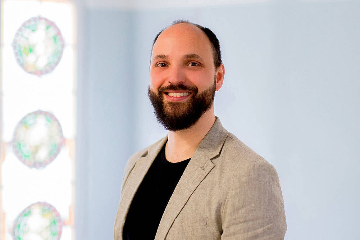 Porträtfoto von Matthias Lehmann, Teamleiter Vermietung bei der WGF Freital. Foto: Anne Oehlert