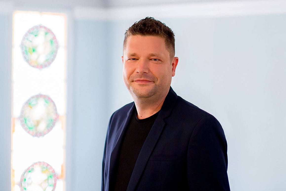 Porträtfoto von Thomas Fleischer, Teamleiter Technik der Wohnungsgesellschaft Freital mbH. Foto: Anne Oehlert.